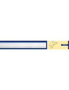 BILDERRAHMEN VON DER WAND FÜR INNEN GIPS-KERAMIK LACKIERBAR ART. 647 STANGE VON 1,5 M 2