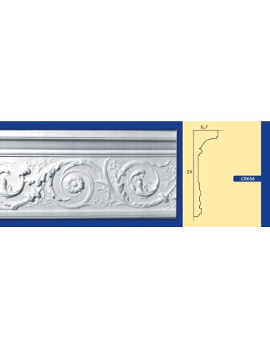 MARCO DE LA PARED DE YESO INTERIORES DE CERÁMICA PARA PINTAR EL ART. 656 VARILLA DE 1,5 MT