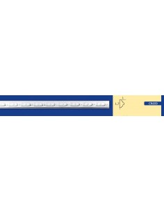 BILDERRAHMEN VON DER WAND FÜR INNEN GIPS-KERAMIK LACKIERBAR ART. 659 STANGE VON 1,5 M 2