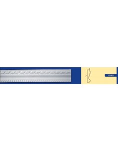 BILDERRAHMEN VON DER WAND FÜR INNEN GIPS-KERAMIK LACKIERBAR ART.921 STANGE VON 1,5 M 2