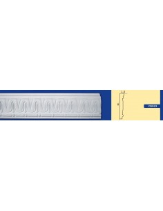 BILDERRAHMEN VON DER WAND FÜR INNEN GIPS-KERAMIK LACKIERBAR ART. 923 STANGE VON 1,5 M 2