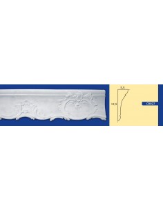 BILDERRAHMEN VON DER WAND FÜR INNEN GIPS-KERAMIK LACKIERBAR ART. 927 STANGE VON 1,5 M 2