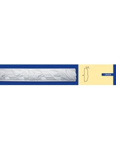 BILDERRAHMEN VON DER WAND FÜR INNEN GIPS-KERAMIK LACKIERBAR ART. 929 STANGE VON 1,5 M 2