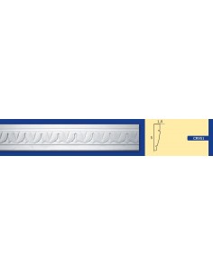 BILDERRAHMEN VON DER WAND FÜR INNEN GIPS-KERAMIK LACKIERBAR ART. 951 STANGE VON 1,5 M 2