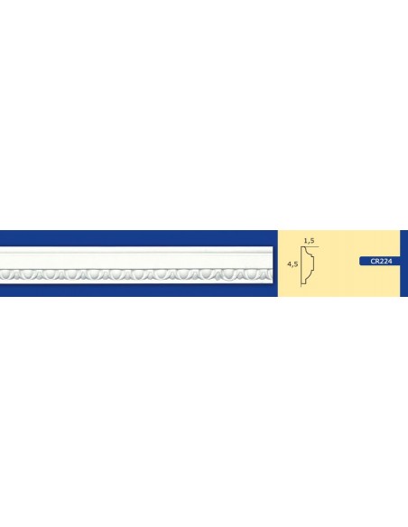 BILDERRAHMEN VON DER WAND FÜR INNEN GIPS-KERAMIK LACKIERBAR ART. 224 STANGE VON 1,5 M BILDERRAHMEN VON DER WAND FÜR INNEN GIPS-KERAMIK LACKIERBAR ART. 224 STANGE VON 1,5 M