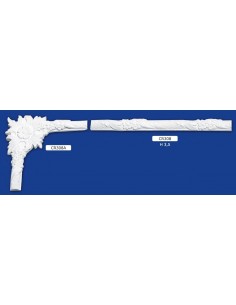 FRAME WALL FOR INTERIOR PLASTER CERAMIC PAINTABLE ART. 308 ROD 1.5 MT