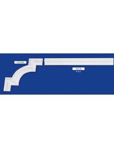 ECKEN IN GIPS KERAMIK LACKIERBAR ART. 318/A
