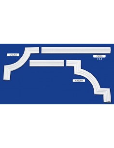 CORNICE DA PARETE PER INTERNI  IN GESSO CERAMICO VERNICIABILE ART. 320