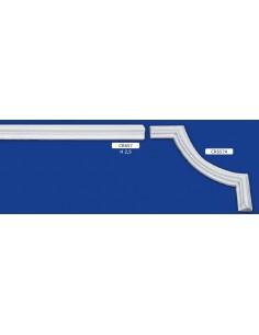 ECKEN IN GIPS KERAMIK LACKIERBAR ART. 657/A