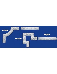 ECKEN IN GIPS KERAMIK LACKIERBAR ART. 929/A