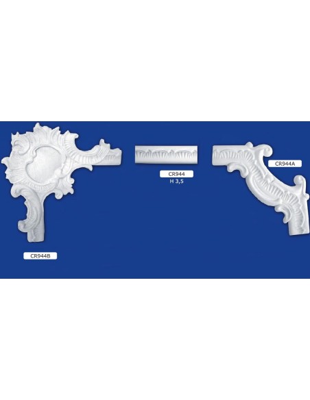 CORNERS PLASTER CERAMIC PAINTABLE ART. 944/A CORNERS PLASTER CERAMIC PAINTABLE ART. 944/A