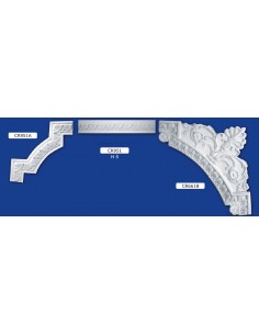 ECKEN IN GIPS KERAMIK LACKIERBAR ART. 951/A