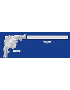BILDERRAHMEN VON DER WAND FÜR INNEN GIPS-KERAMIK LACKIERBAR ART. 317/C