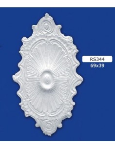 ROSETTES FOR INTERIOR PLASTER CERAMIC PAINTABLE ART. 344