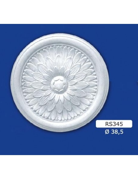 ROSONI PER INTERNI  IN GESSO CERAMICO VERNICIABILE ART. 345