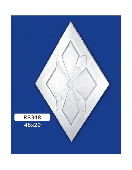 ROSETTES FOR INTERIOR PLASTER CERAMIC PAINTABLE ART. 348