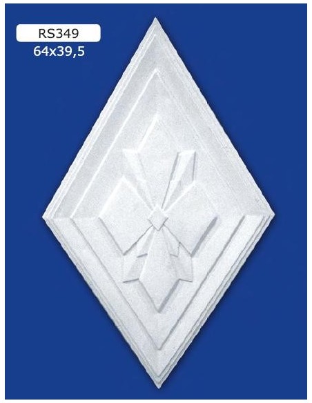 ROSONI PER INTERNI  IN GESSO CERAMICO VERNICIABILE ART. 349