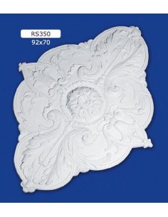 ROSETTES FOR INTERIOR PLASTER CERAMIC PAINTABLE ART. 350