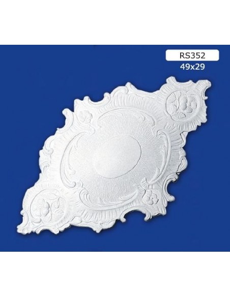 ROSONI PER INTERNI  IN GESSO CERAMICO VERNICIABILE ART. 352