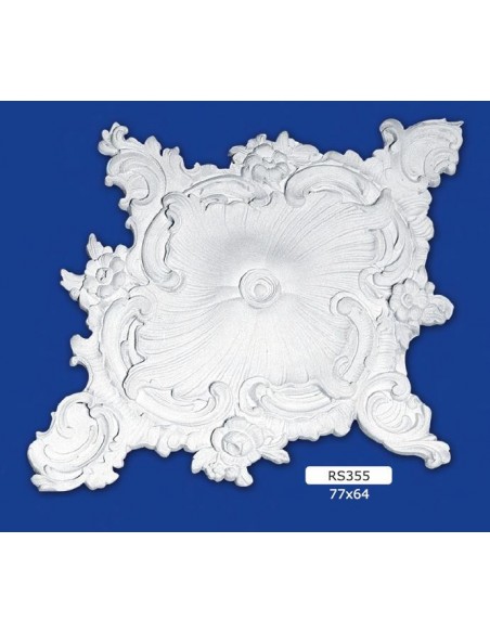 ROSONI PER INTERNI  IN GESSO CERAMICO VERNICIABILE ART. 355