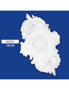 ROSETTES FOR INTERIOR PLASTER CERAMIC PAINTABLE ART. 357