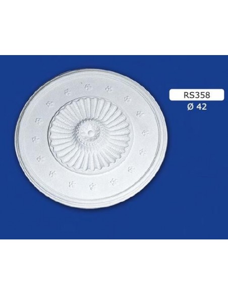 ROSETTES FOR INTERIOR PLASTER CERAMIC PAINTABLE ART. 358