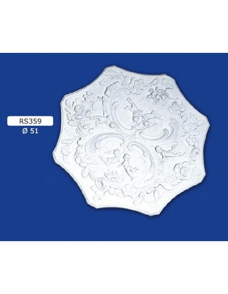 ROSETAS DE YESO INTERIORES DE CERÁMICA PARA PINTAR EL ART. 359