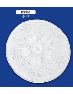 ROSONI PER INTERNI  IN GESSO CERAMICO VERNICIABILE ART. 361