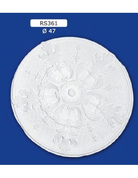 ROSONI PER INTERNI  IN GESSO CERAMICO VERNICIABILE ART. 361