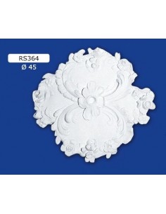 ROSETTES FOR INTERIOR PLASTER CERAMIC PAINTABLE ART. 364
