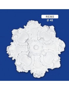 ROSETTES FOR INTERIOR PLASTER CERAMIC PAINTABLE ART. 365