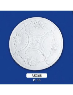 ROSETTES FOR INTERIOR PLASTER CERAMIC PAINTABLE ART. 368