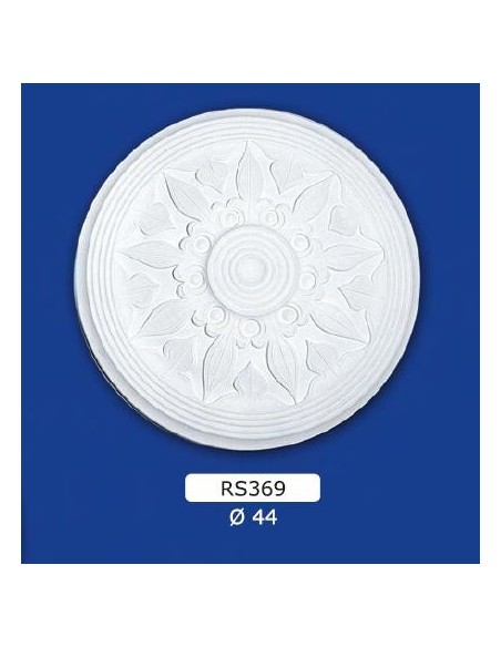 ROSONI PER INTERNI  IN GESSO CERAMICO VERNICIABILE ART. 369