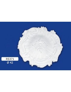 ROSONI PER INTERNI  IN GESSO CERAMICO VERNICIABILE ART. 371