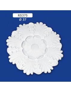 ROSETTES FOR INTERIOR PLASTER CERAMIC PAINTABLE ART. 375
