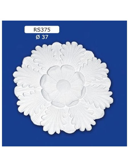 ROSETTES FOR INTERIOR PLASTER CERAMIC PAINTABLE ART. 375