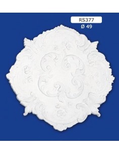 ROSETTES FOR INTERIOR PLASTER CERAMIC PAINTABLE ART. 377