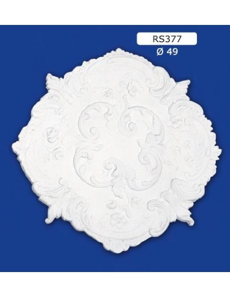 ROSETTES FOR INTERIOR PLASTER CERAMIC PAINTABLE ART. 377