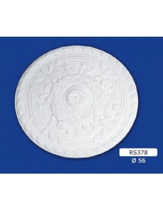 ROSETTES FOR INTERIOR PLASTER CERAMIC PAINTABLE ART. 378
