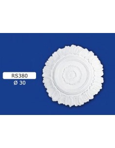 ROSETTES FOR INTERIOR PLASTER CERAMIC PAINTABLE ART. 380