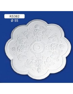 ROSONI PER INTERNI  IN GESSO CERAMICO VERNICIABILE ART. 382