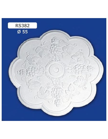 ROSETTES FOR INTERIOR PLASTER CERAMIC PAINTABLE ART. 382