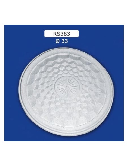 ROSETTES FOR INTERIOR PLASTER CERAMIC PAINTABLE ART. 383