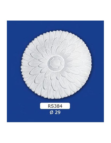 ROSETTES FOR INTERIOR PLASTER CERAMIC PAINTABLE ART. 384