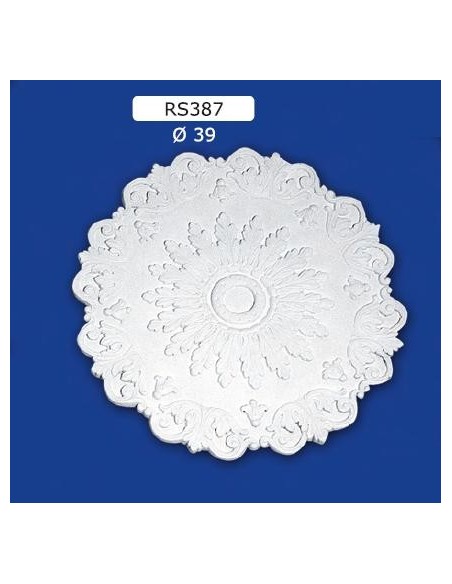 ROSETAS DE YESO INTERIORES DE CERÁMICA PARA PINTAR EL ART. 387