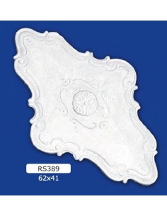 ROSONI PER INTERNI  IN GESSO CERAMICO VERNICIABILE ART. 389