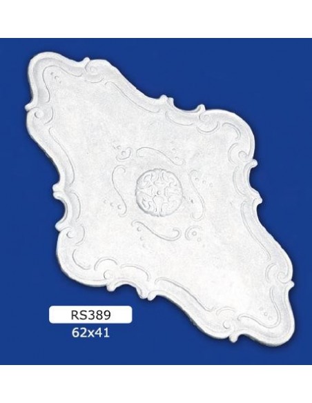 ROSONI PER INTERNI  IN GESSO CERAMICO VERNICIABILE ART. 389