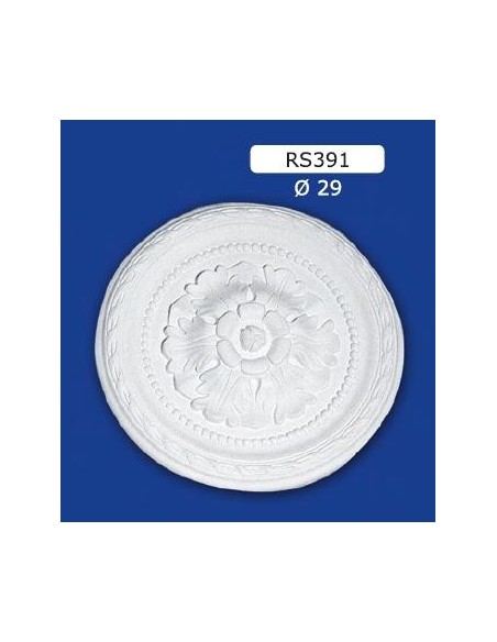 ROSONI PER INTERNI  IN GESSO CERAMICO VERNICIABILE ART. 391