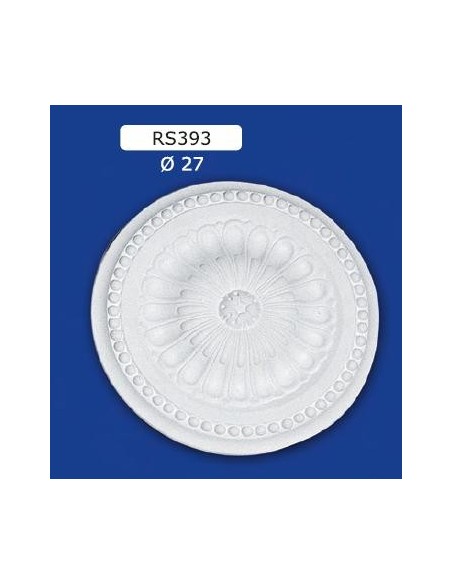 ROSONI PER INTERNI  IN GESSO CERAMICO VERNICIABILE ART. 393