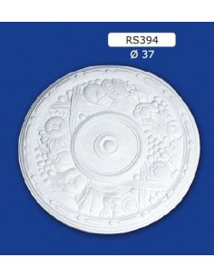 ROSETTES FOR INTERIOR PLASTER CERAMIC PAINTABLE ART. 394